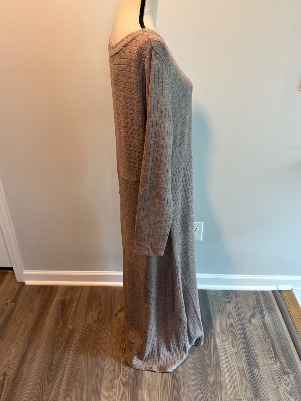 Soft Surroundings Clio Maxi Dress Ribbed Long Sleeve Women’s size XL - Picture 4 of 8